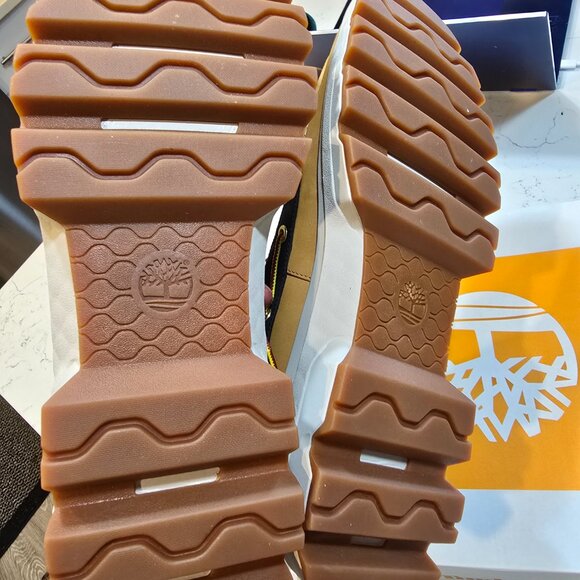 Timberland Authentic Boat Shoe Mens 12 NUBUCK OXFORD WHEAT BLACK NEW TB0A2AK5231 - Picture 7 of 10